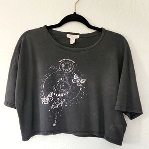 Vintage graphic crop top